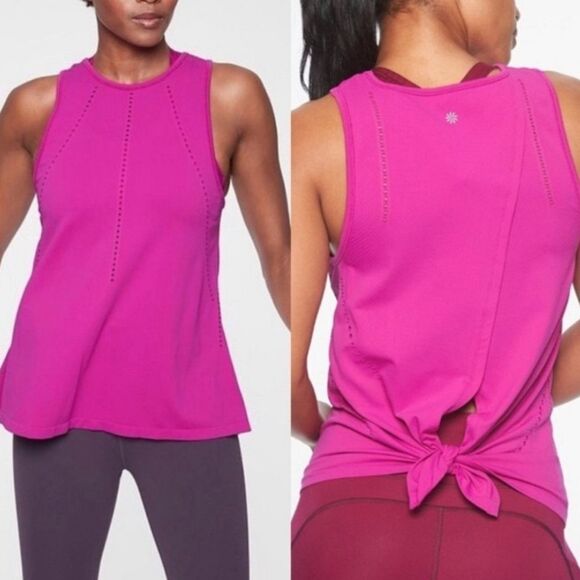 Athleta Tops - ATHLETA Foothill Tank Magenta